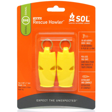 SOL Rescue Howler Whistle (2 pack)