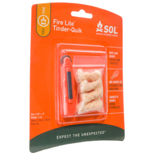SOL Fire-Lite Fire Starter with Four Tinder-Quik