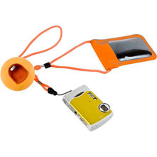 Delkin Jelly Fish, Visible Flotation for Digital Cameras, Cell Phones, & Personal Items, Up to 8 oz. - Orange