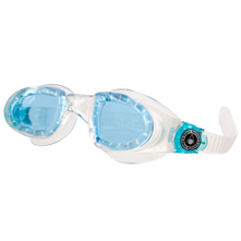 Aqua Sphere Mako Goggles Blue Lens, Clear/Blue