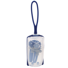 Aqua Sphere Silicone Ear Plugs with Carrying Case and Lanyard