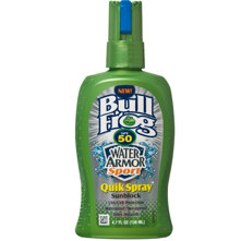 Bullfrog WaterArmor Sport Quik Spray SPF 50 4.7oz.