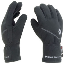 Black Diamond WindWeight Gloves for Men (pair) - Black