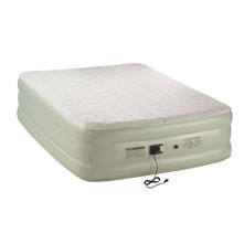 Coleman QuickBed Airbed - Double High Pillow Top - with Built-in 120V Pump