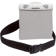 Dry Pak Nylon Belt Pack, 6" x 5" x 3/4", White/Gray