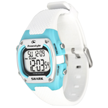 Shark By Freestyle Thresher Mid Watch, White/Turquoise