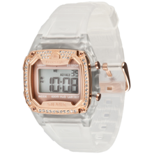 Shark by Freestyle Bling Watch, Translucent with Crystal/Steel Top Ring