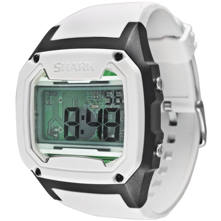 Shark by Freestyle Killer Shark Skeleton Watch, Black with White Silicone Strap
