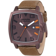 Shark by Freestyle the Jester Watch, Copper with Brown Leather Band