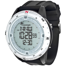 Freestyle Digital Touch Compass Watch Silver with Black Strap