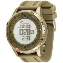 Freestyle Digital Touch Compass Watch Green with Green Strap
