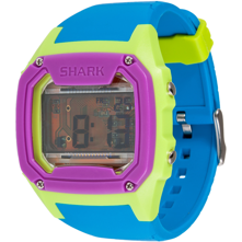 Shark by Freestyle Killer Shark Skeleton Watch, Green/Blue Band