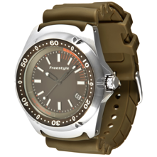 Freestyle Hammerhead FX Watch, Khaki