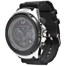 Freestyle Hammerhead Chrono XL Watch, Solid Black