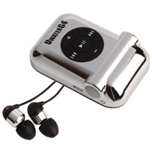 UWaterG4 Chrome 100% Waterproof MP3 Player