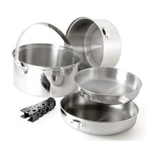GSI Outdoors Glacier Stainless Cookset - Large