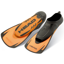 Head Swim Fin Energy Training Fins, Black/Orange