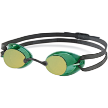 Head Ultimate LSR Swim Goggles with Mirror Lens, Black/Red