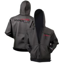 Hyperflex Playa 2 mm Neoprene Hooded Jacket with Harness Zipper, Black/Red