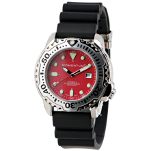 Momentum Storm II Mens Watch with Black Hyper Natural Rubber Band