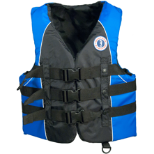 Mustang Survival Nylon Water Sports Vest, Black/Blue