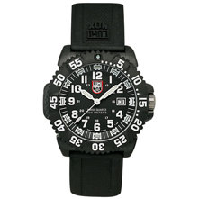 Luminox EVO Navy Seal Mens 3050 Colormark Series Dive Watch with Rubber Band
