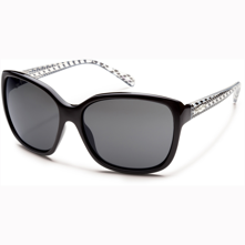 Suncloud Cayenne Polarized Optics, Black Deco Frame/Gray Lens