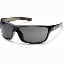 Suncloud Conductor Polarized Optics, Black Backpaint Frame/Gray Lens