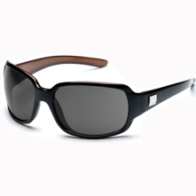 Suncloud Cookie Polarized Optics. Black Backpaint Frame/Gray Lens