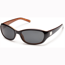 Suncloud Iris Polarized Optics, Black Backpaint Frame/Gray Lens