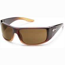 Suncloud Pit Stop Polarized Optics, Brown Fade Frame/Brown Lens
