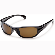 Suncloud Star Polarized Optics, Black Frame/Brown Lens