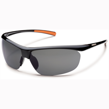 Suncloud Zephyr Polarized Optics, Black Frame/Gray Lens