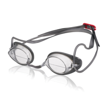 Speedo Hydralign Racer Swim Goggles, Black