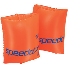 Speedo Kids Roll Up Armband Blue Orange