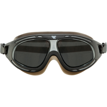 TYR Hydrovision Mirrored Swim Mask, Black/Silver