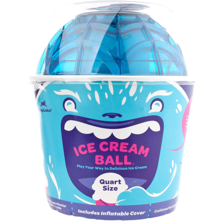 YayLabs! Play and Freeze Ice Cream Ball with Inflatable Cover - Quart Size