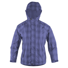 White Sierra Plaid Trabagon Jacket for Women