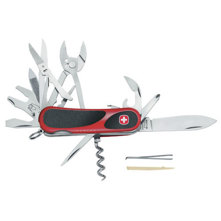 Wenger 16813 EvoGrip S557 Swiss Army Knife, Red