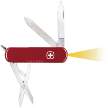 Wenger Spot Light 97 Knife and Light Kit - #16925, Red