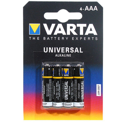 Kodak Max AAA Batteries, 1.5 volt Alkaline, Pack of Four.