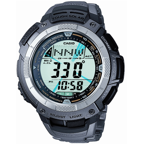 Casio PAW1100T-7V TITANIUM Pathfinder Atomic Solar Triple Sensor
