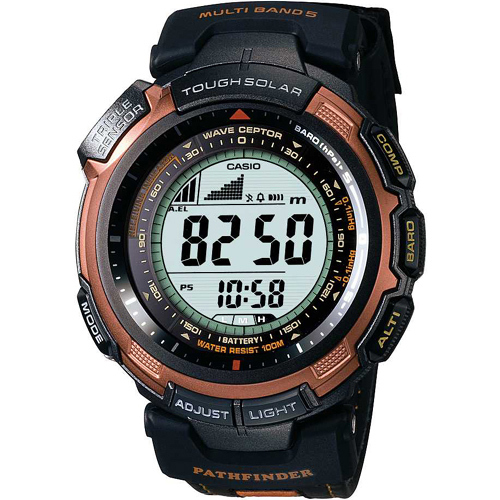 Casio PAW1300B-4V Pathfinder Slim Atomic Solar Men's Watch