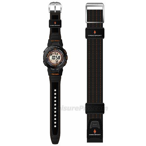 Casio PAW1300G-1V Black Slim Atomic-Solar Pathfinder