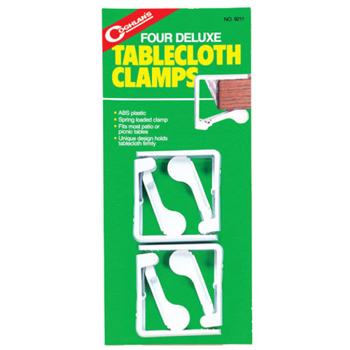Coghlan's Deluxe Tablecloth Clamps (Pack of 4)