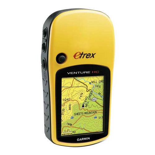 Garmin eTrex Venture HC, Handheld GPS Navigation System, HS Receiver, Americas Highway Basemap, 24mb Built-in Memory
