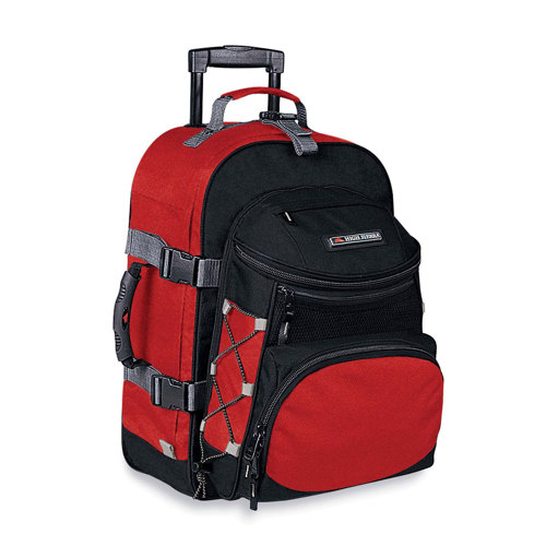 High Sierra A.T. Gear Classic 26 in. Wheeled Backpack with Removable Daypack (AT106) Red