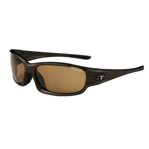 Tifosi Torrent Sunglasses with Brown Polarized Fototec Lens - Matte Magnesium Frame