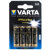 Kodak Max AA Batteries, 1.5 volt Alkaline, Pack of Four.