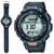 Casio PAG40B-2V Blue Pathfinder Triple Sensor Watch with a nylon band.
